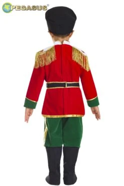 Soldatino Schiaccianoci Natale In Velluto Baby -Party Costume Store 0778 B202