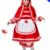 Cappuccetto Rosso Lusso In Velluto -Party Costume Store 1575