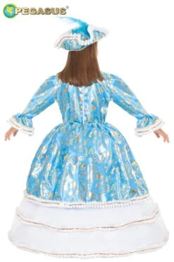 Dama Del Settecento Celeste -Party Costume Store 1685203