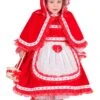 Cappuccetto Rosso Lusso In Velluto -Party Costume Store 2124
