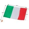 Bandiera Italia Tricolore 90x145 Con Asta -Party Costume Store 6BAN 0003202