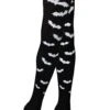 Calze Collant Stampa Pipistrello Donna
