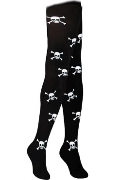 Calze Collant Stampa Pirata Donna