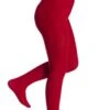 Calze Collant Tinta Unita Bambina Rosso -Party Costume Store 6CAL 0026 B201