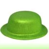 Cappello Glitter Bombetta Verde -Party Costume Store 6CAP 0027 C