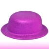 Cappello Glitter Bombetta Fuxia -Party Costume Store 6CAP 0027 F