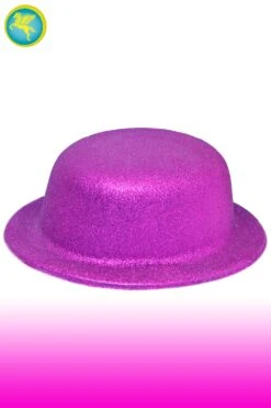 Cappello Glitter Bombetta Fuxia