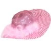 Cappello Dama Rosa -Party Costume Store 6CAP 0109 A