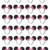 Cerchietto Frontino Topoletta Fucsia (cf 24 Pz) -Party Costume Store 6FER 0001 B 24201