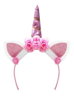 Cerchietto Frontino Unicorno Rosa