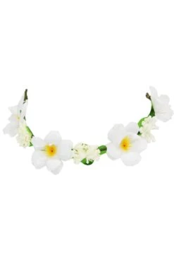 Ghirlanda Di Fiore Bianco Per Damigella