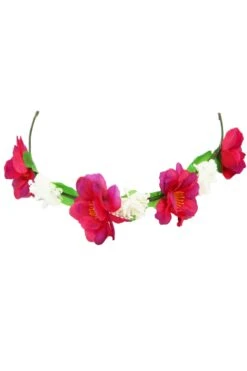Ghirlanda Di Fiore Fuxia Per Damigella