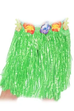 Gonna Hawaiana Bambina Verde