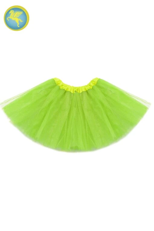 Gonna Tulle Bambina Verde Mela