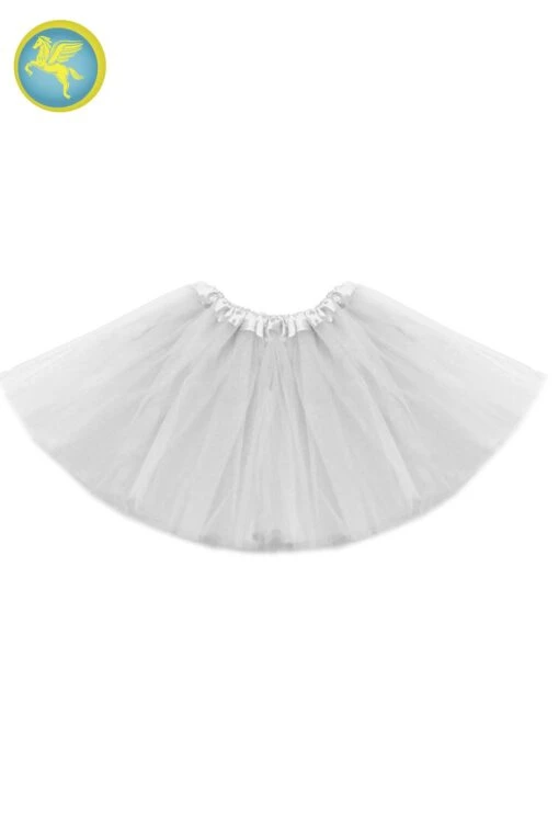 Gonna Tulle Bambina Bianca