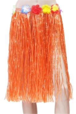 Gonna Hawaiana 60 Cm Arancio