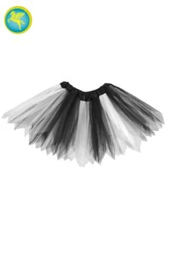 Gonna Di Tulle Bicolore Bambina Lunghezza 35cm