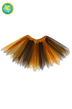 Gonna Di Tulle Bicolore Bambina Lunghezza 35cm