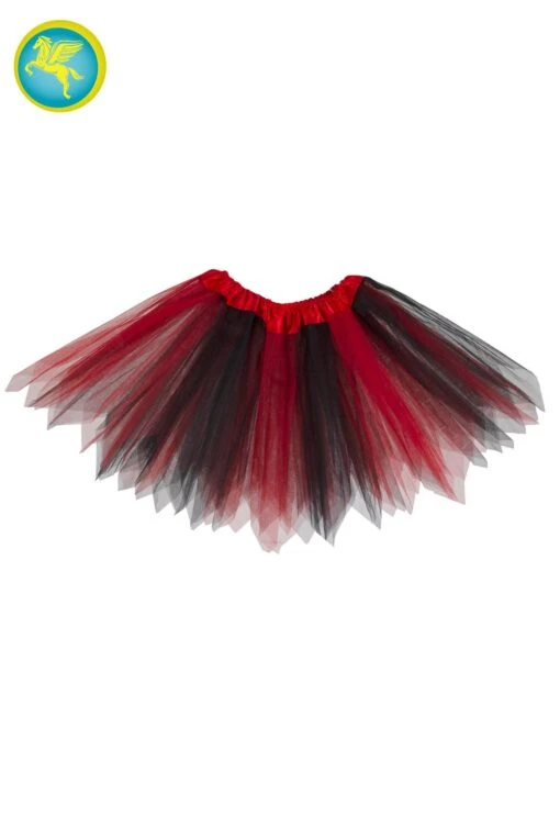 Gonna Di Tulle Bicolore Bambina Lunghezza 35cm