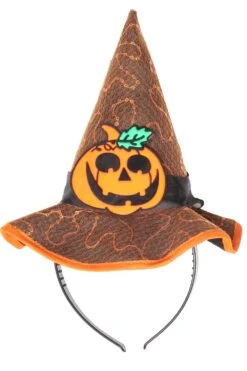 Cappellino Con Cerchietto Zucca Di Halloween