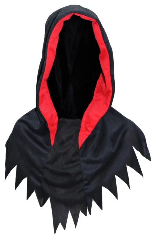 Cappuccio Halloween Demone Rosso - Image 2