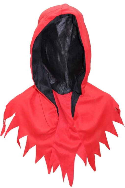 Cappuccio Halloween Demone Rosso - Image 4