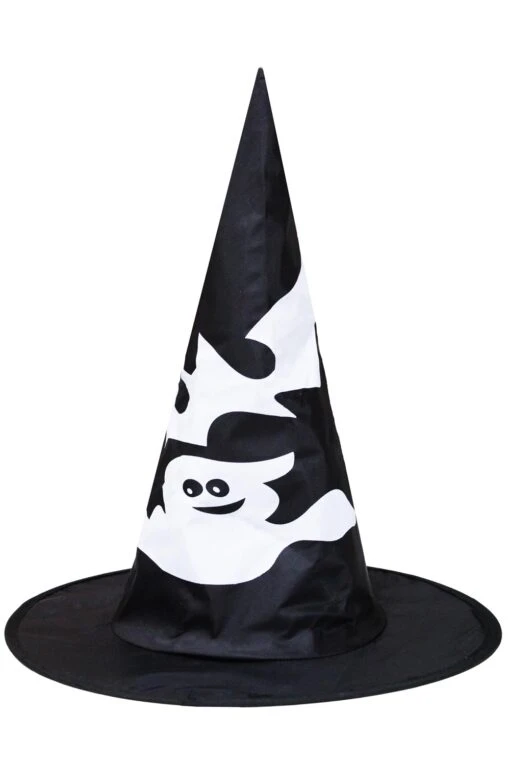 Cappello Halloween Strega Fantasia Ragnatela Bianca - Image 3