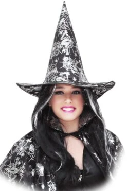 Cappello Halloween Stampato Argento
