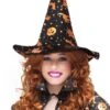 Cappello Halloween Stampato Arancio -Party Costume Store 6H CAP0124 D 01 1