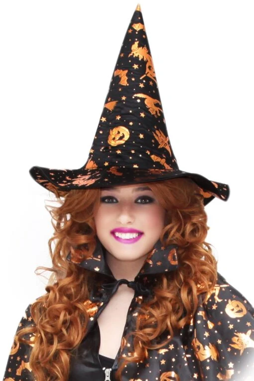 Cappello Halloween Stampato Arancio - Image 5