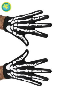 Guanti Di Halloween Da Scheletro