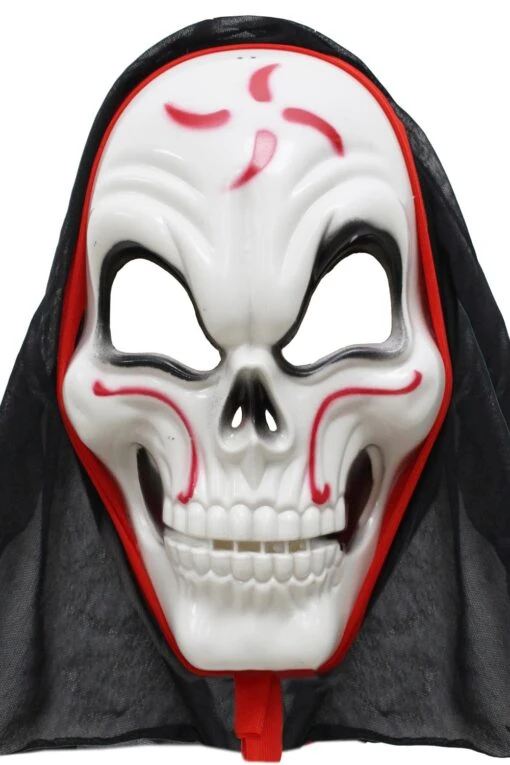 Maschera Morte Con Cappuccio Di Halloween
