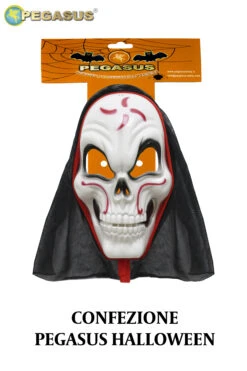 Maschera Morte Con Cappuccio Di Halloween -Party Costume Store 6H MAS0124 01201 1