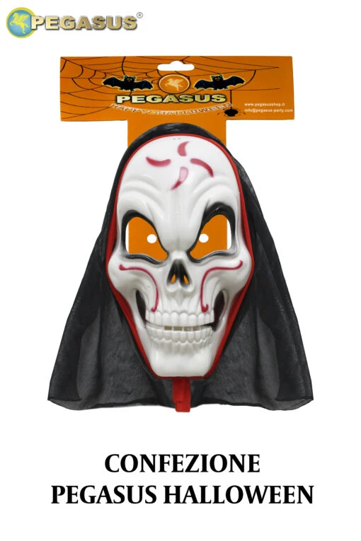 Maschera Morte Con Cappuccio Di Halloween - Image 3