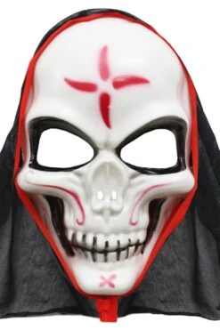 Maschera Morte Con Cappuccio Bambino Di Halloween