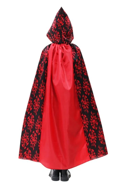 Mantello Cappuccio Diavolo Rosso Bambino - Image 2