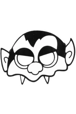 Mascherina In Tessuto Dracula