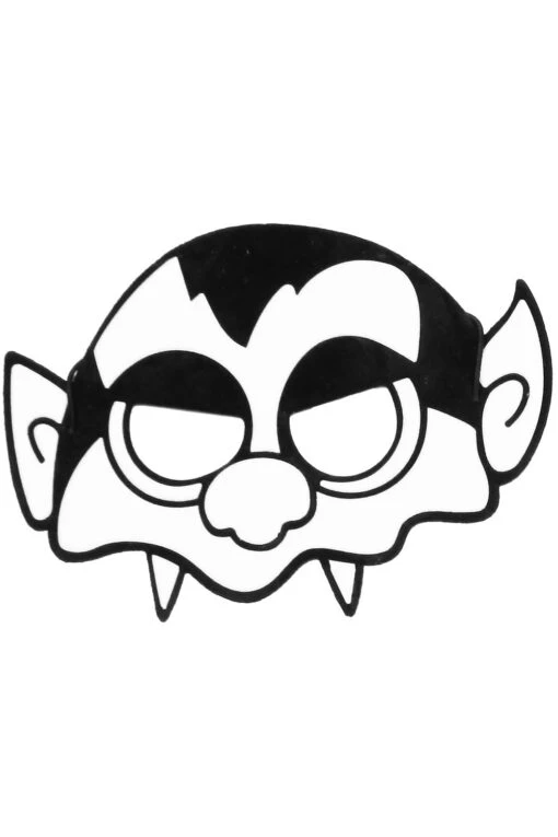 Mascherina In Tessuto Dracula
