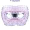Maschera Artigianale Rosa -Party Costume Store 6MAS 0134 A201