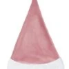 Cappello Natalizio Lusso In Velluto Rosa -Party Costume Store 6N CAP0024 B201