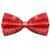 Papillon Paillettes Rosso -Party Costume Store 6PAP 0004 C