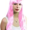 Parrucca Valentina Lunga Rosa -Party Costume Store 6PAR 0038 G201