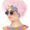 Parrucca Riccia Rosa -Party Costume Store 6PAR 0039 B