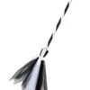 Scopa Di Tulle Bicolore Bianco/nero -Party Costume Store 6SCO 0002 D201