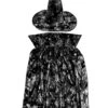 Cappello+mantello Strega Argento -Party Costume Store 6SET 0026 2