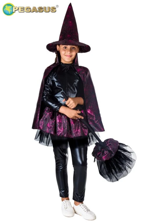 Cappello+mantello Strega Fuxia - Image 2
