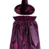 Cappello+mantello Strega Fuxia -Party Costume Store 6SET 0027 2