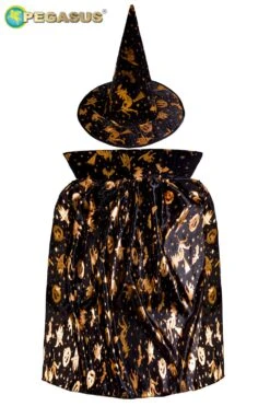 Cappello+mantello Strega Halloween