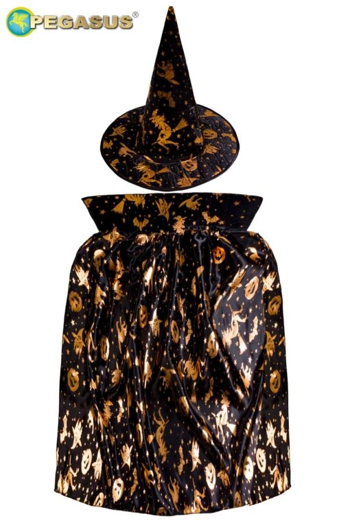 Cappello+mantello Strega Halloween
