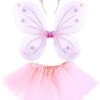 Set Farfalla Rosa -Party Costume Store 6SET 0138201